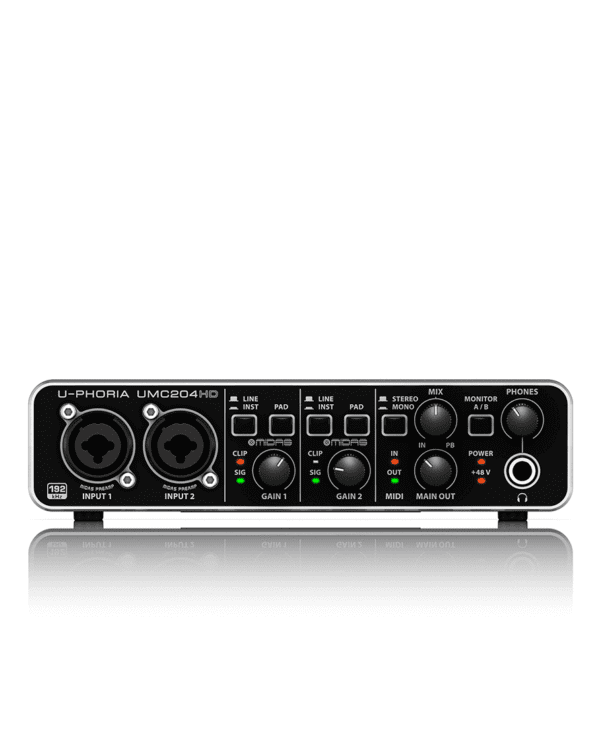 INTERFACE DE GRABACIÓN USB BEHRINGER UMC204HD