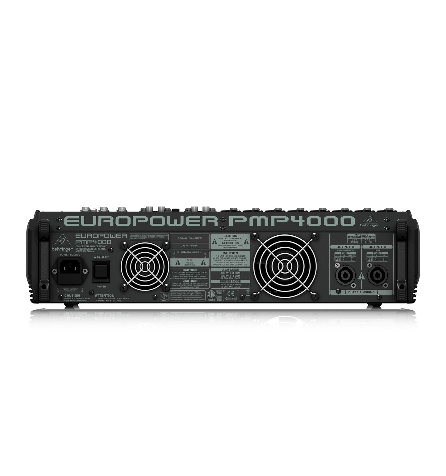 MEZCLADOR DE AUDIO ANÁLOGO ACTIVO BEHRINGER PMP4000