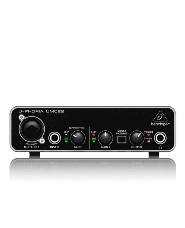 INTERFACE DE GRABACIÓN USB BEHRINGER UMC22