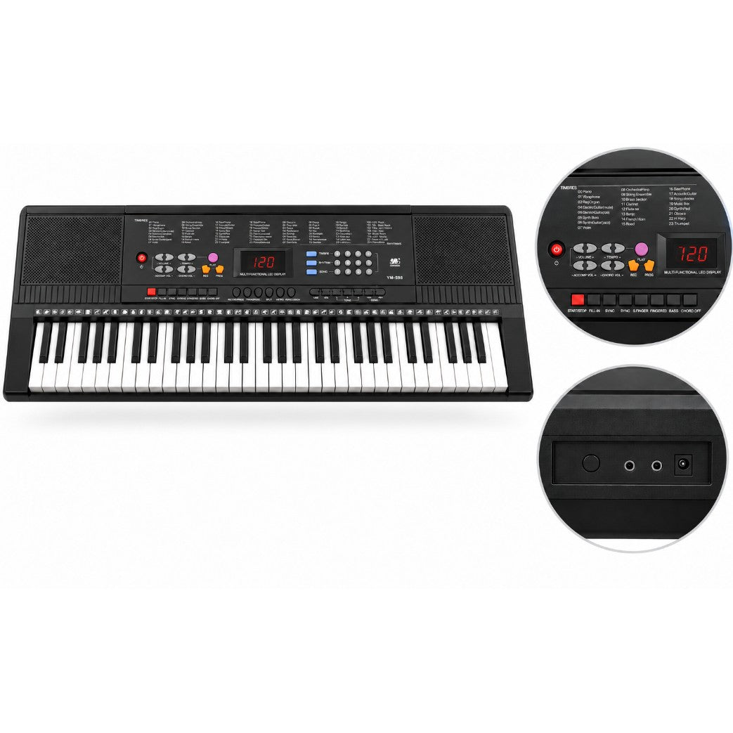 Teclado musical Ferrara 598 de 61 teclas