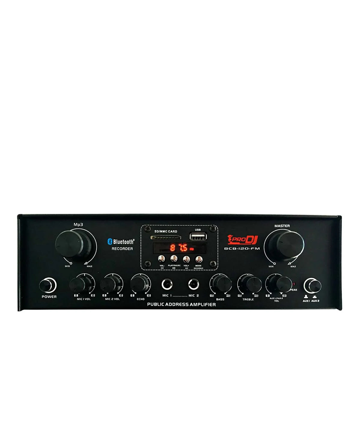 MINI AMPLIFICADOR AMBIENTAL PRODJ BCB-120-FM