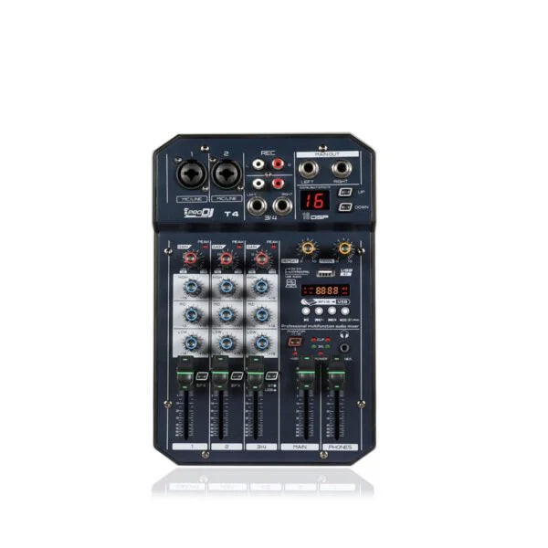 MEZCLADOR DE AUDIO ANÁLOGO PRO DJ T4