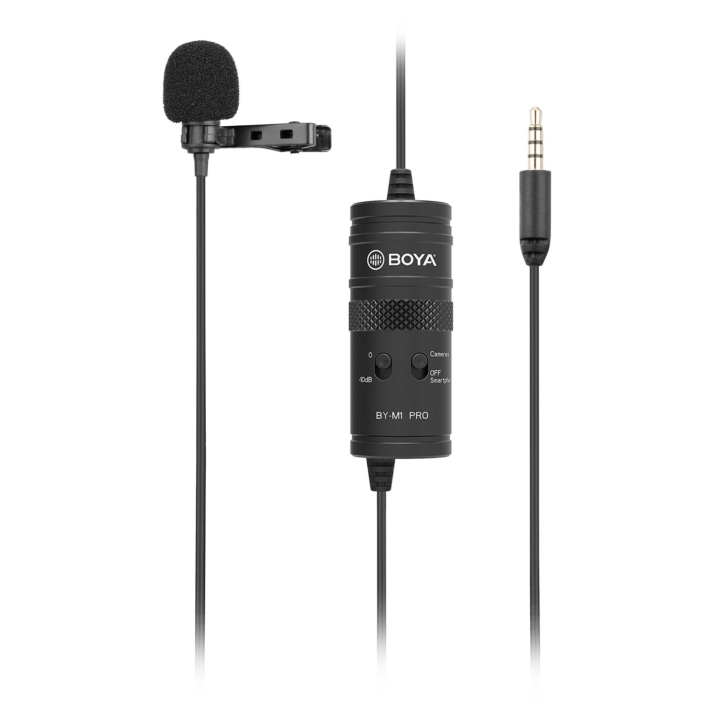 MICRÓFONO DE SOLAPA PARA CELULAR/CÁMARA BOYA BY-M1 PRO