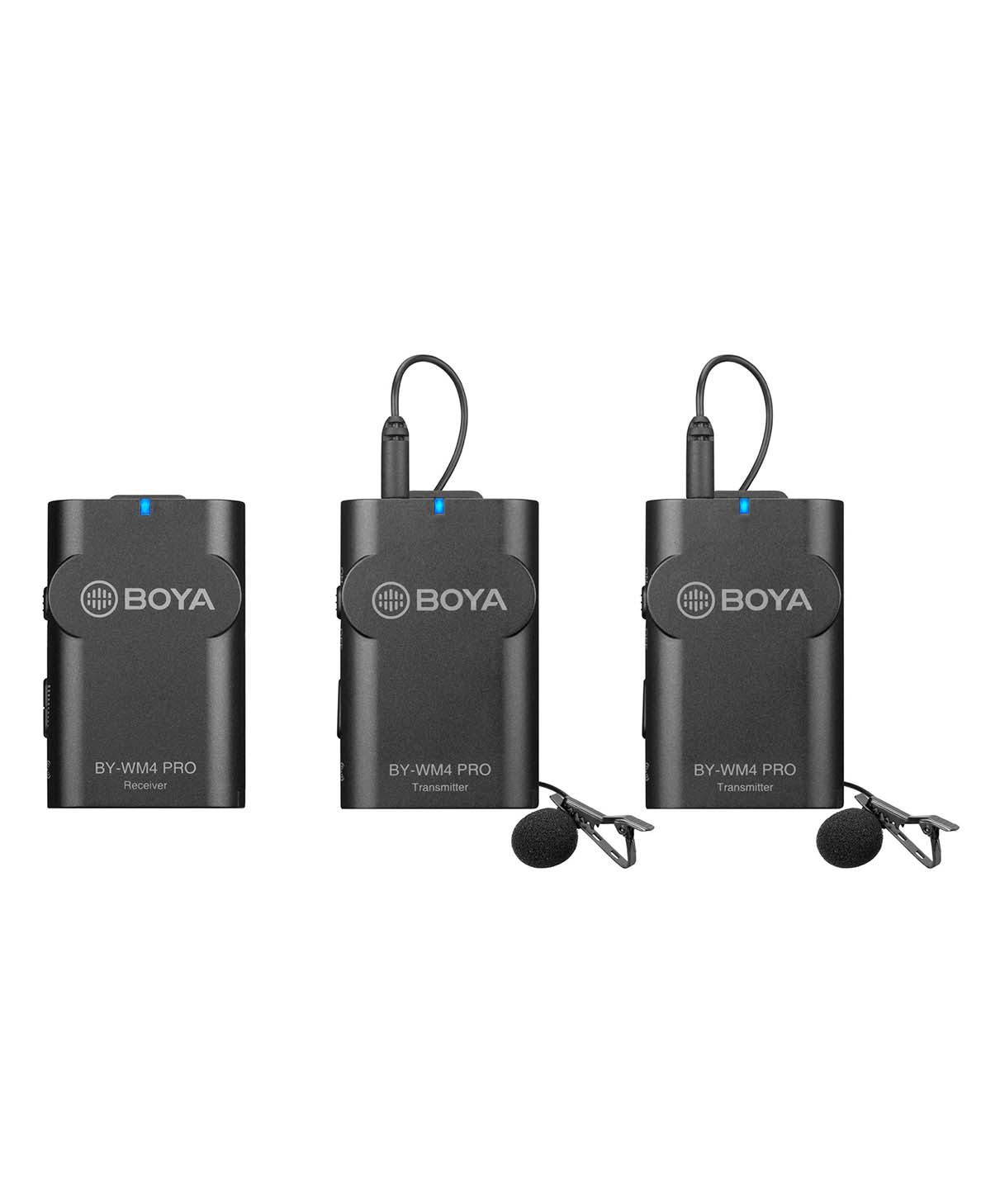 MICRÓFONOS INALÁMBRICOS DE SOLAPA PARA CELULAR/CÁMARA BOYA BY-WM4 PRO-K2