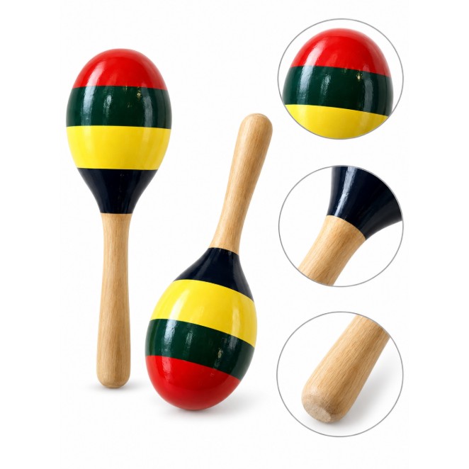 Maracas de madera JMS M12