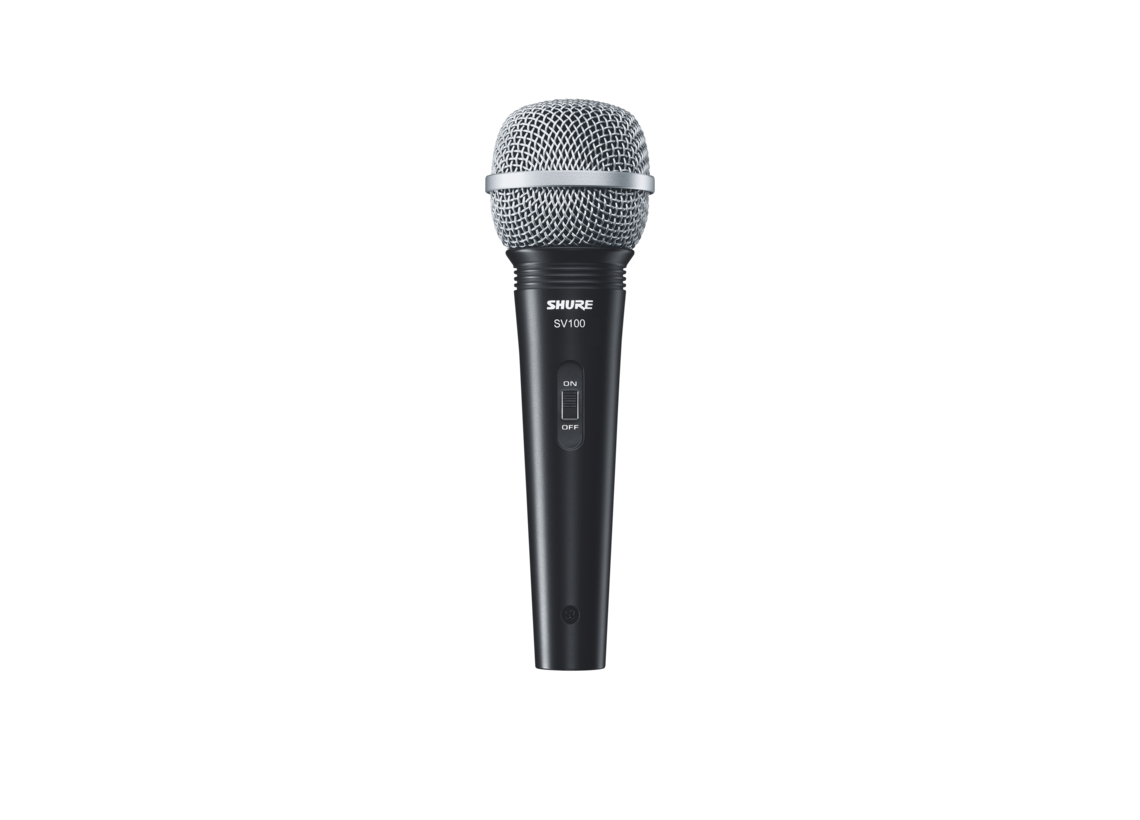 MICRÓFONO VOCAL DINÁMICO DE MANO SHURE SV100