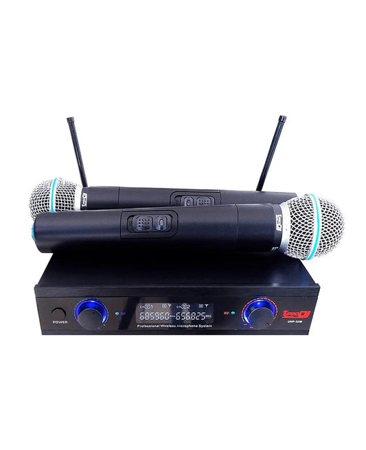 MICRÓFONOS INALÁMBRICOS DE MANO PRO DJ UHF-32M