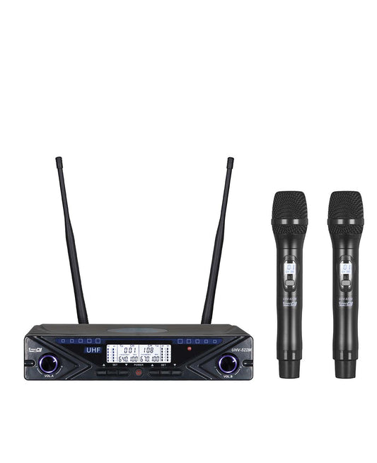 MICRÓFONOS INALÁMBRICOS DE MANO PRO DJ UHV-522M