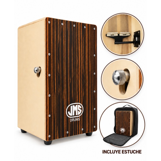 Cajón flamenco JMS CJ02 con estuche