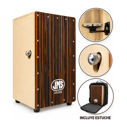 Cajón flamenco JMS CJ02 con estuche
