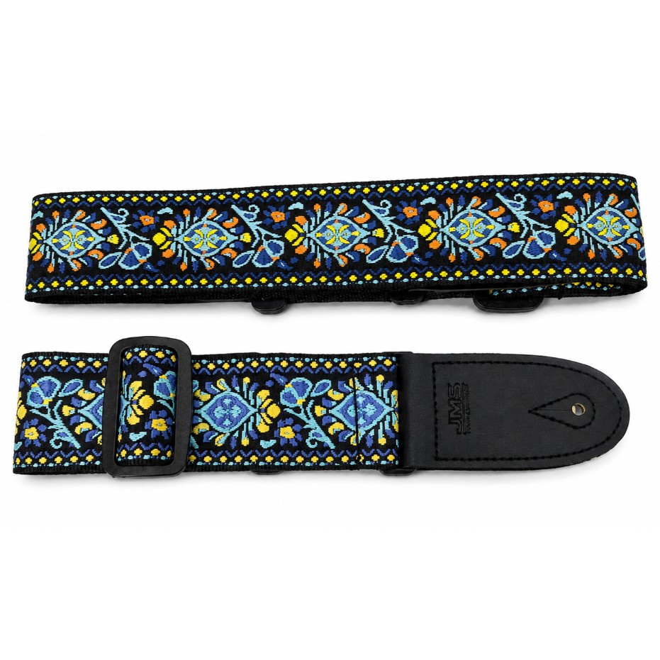 Correa de guitarra JMS GRS-3 labrada multicolor
