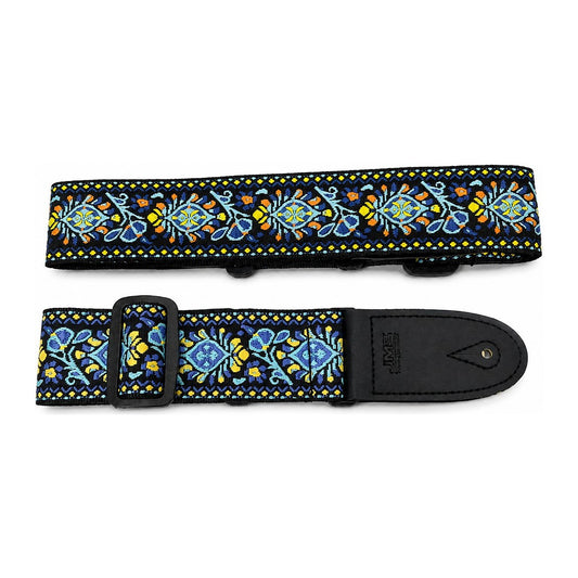 Correa de guitarra JMS GRS-3 labrada multicolor