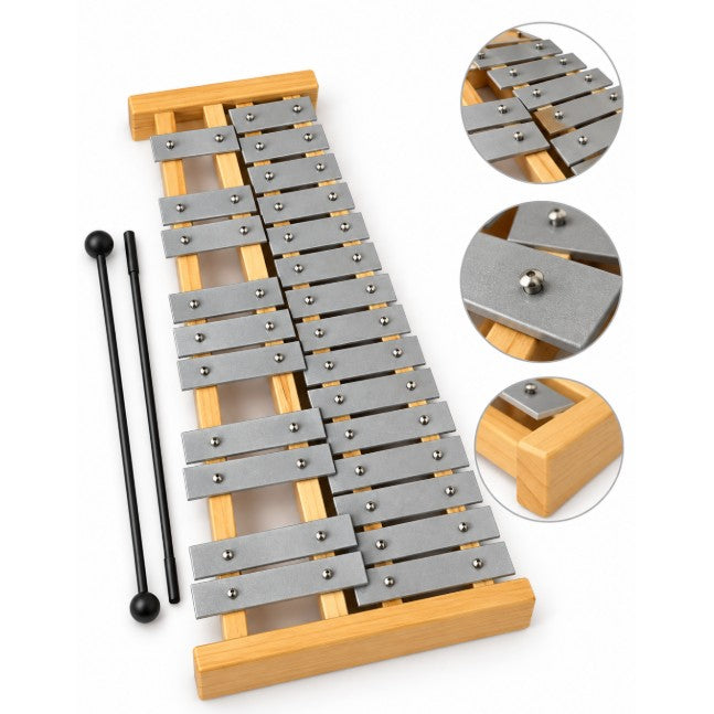 Xilófono de láminas metálicas JMS L25W