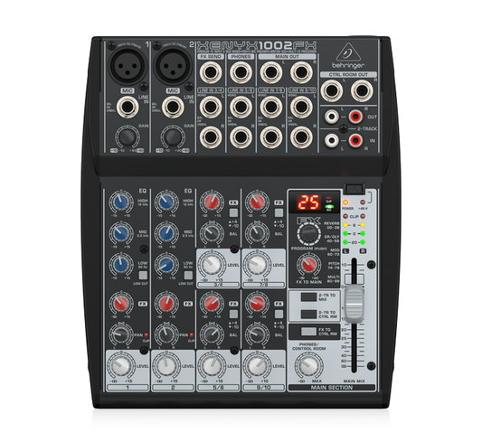 MEZCLADOR DE AUDIO ANÁLOGO BEHRINGER XENYX 1002SFX