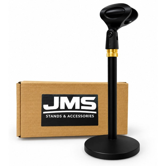 Base de micrófono de mesa metálica JMS MTS-P2