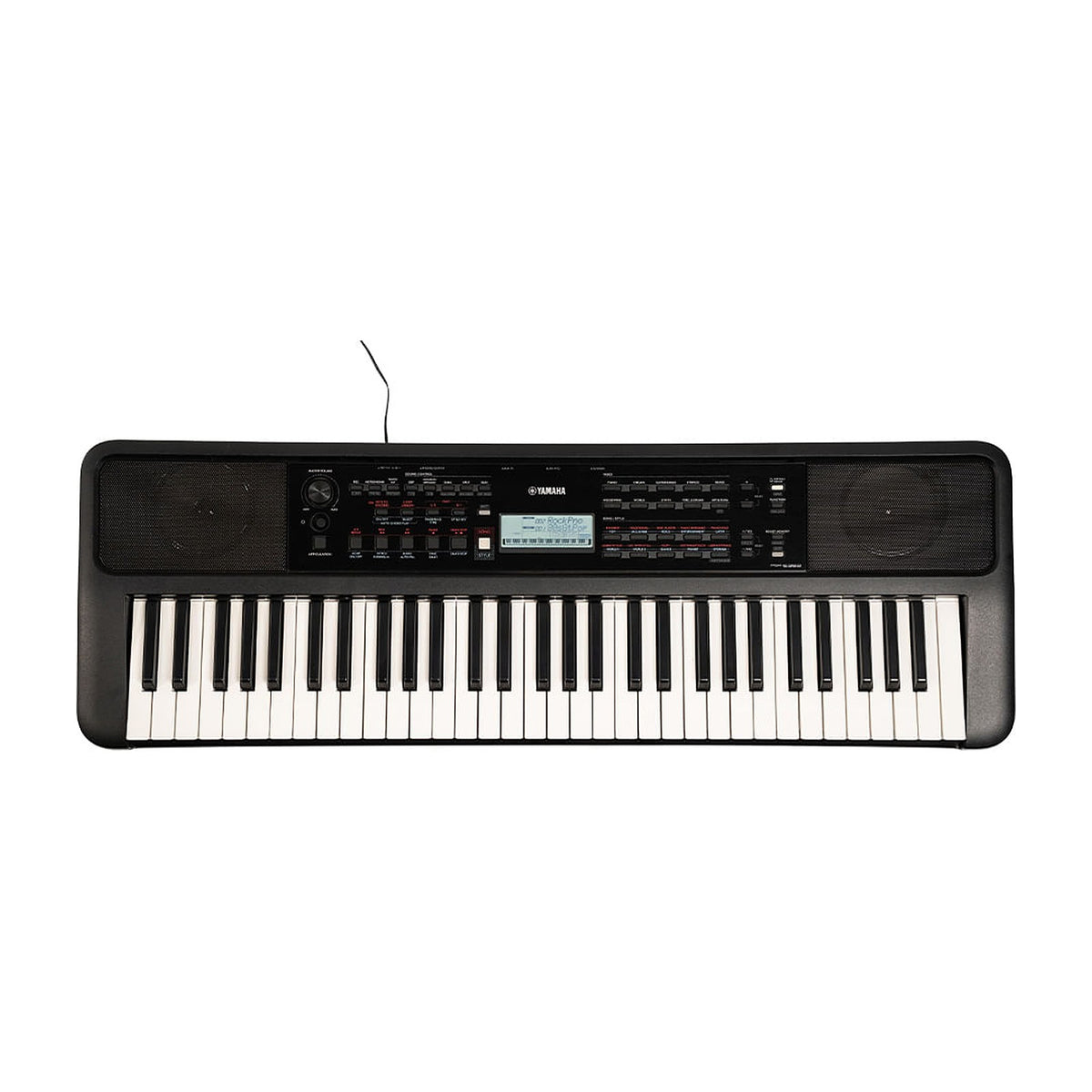 Teclado Yamaha PSR-E383 con adaptador