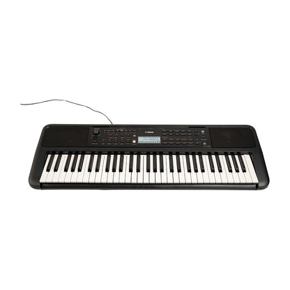 Teclado Yamaha PSR-E383 con adaptador