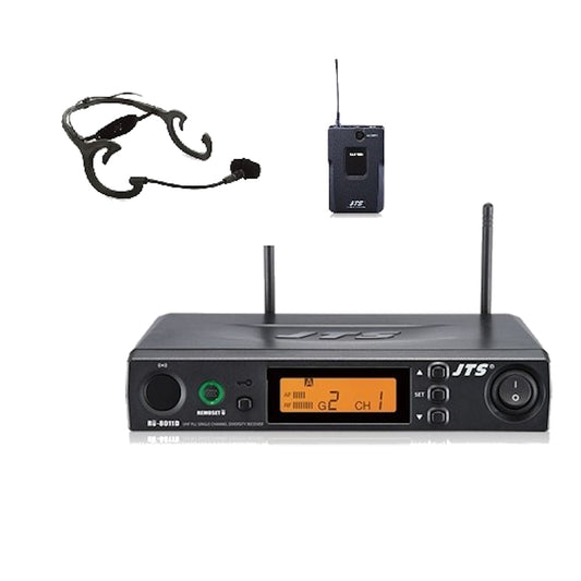 MICRÓFONO INALÁMBRICO DE DIADEMA JTS RU-8011DB/RU850LTB + CM-504