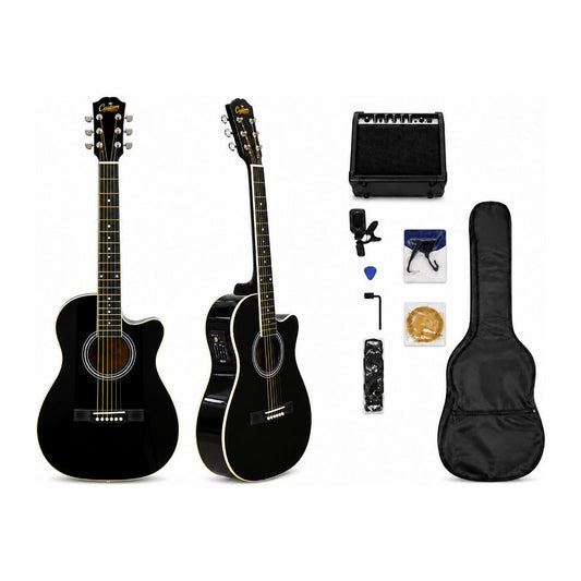 Kit de guitarra electroacústica Custom SAG002-D-CEQ Pack