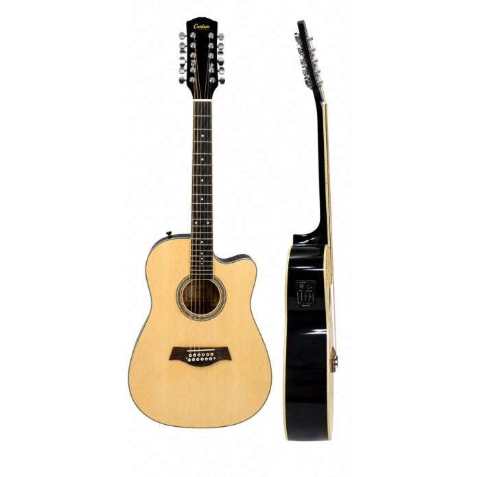 Guitarra electroacústica de 12 cuerdas Custom SAG003C-12EQ Armonía