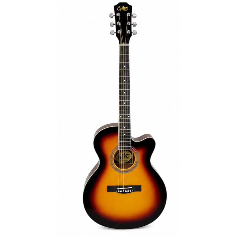 Guitarra electroacústica Custom SAG005CEQ Thin cutaway