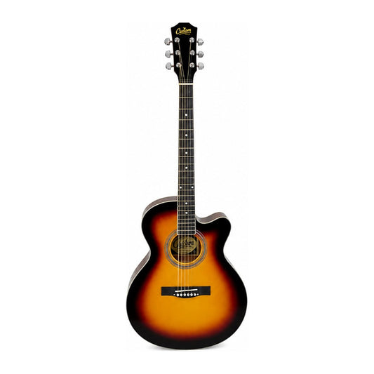 Guitarra electroacústica Custom SAG005CEQ Thin cutaway