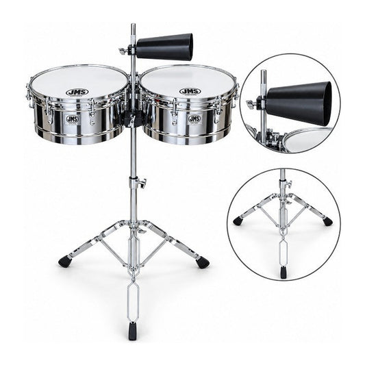 Timbales JMS STB1415 14" y 15" con base