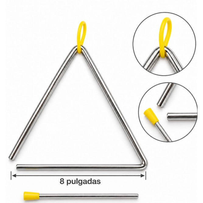 Triángulo en acero JMS