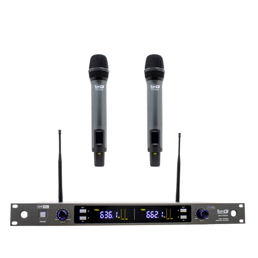 MICRÓFONOS INALÁMBRICOS DE MANO PRO DJ UHV-1622M