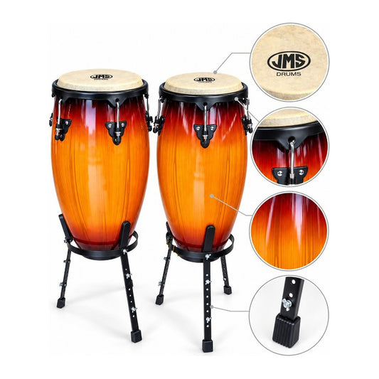 Congas JMS WGB01 11" y 12" con base