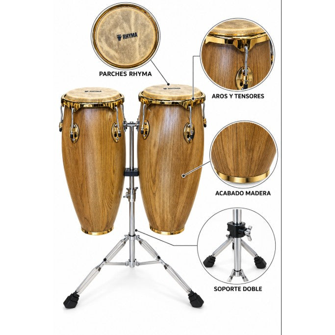 Congas Rhyma WGG05 con base