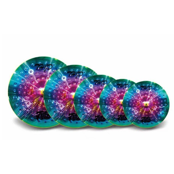 Set de 5 platillos de práctica Tongxiang THJD Rainbow