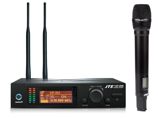 MICRÓFONO INALÁMBRICO DE MANO JTS UF-20S/JSS-20